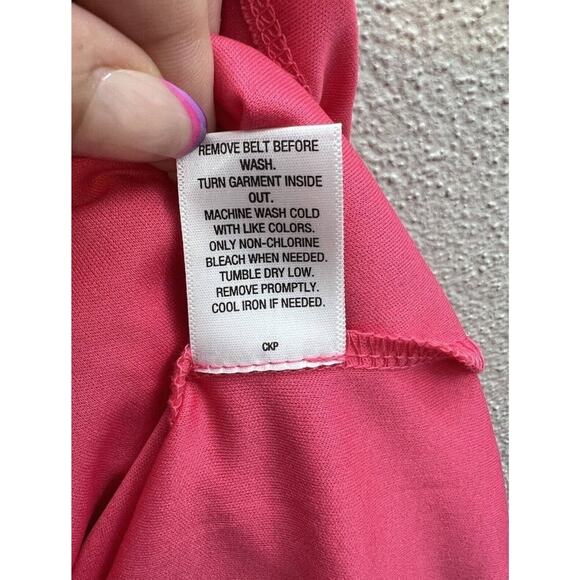 Womens Juniors Candies Dress Size 7 Pink Strapless V-Neck Keyhole-back Lined - Picture 8 of 15